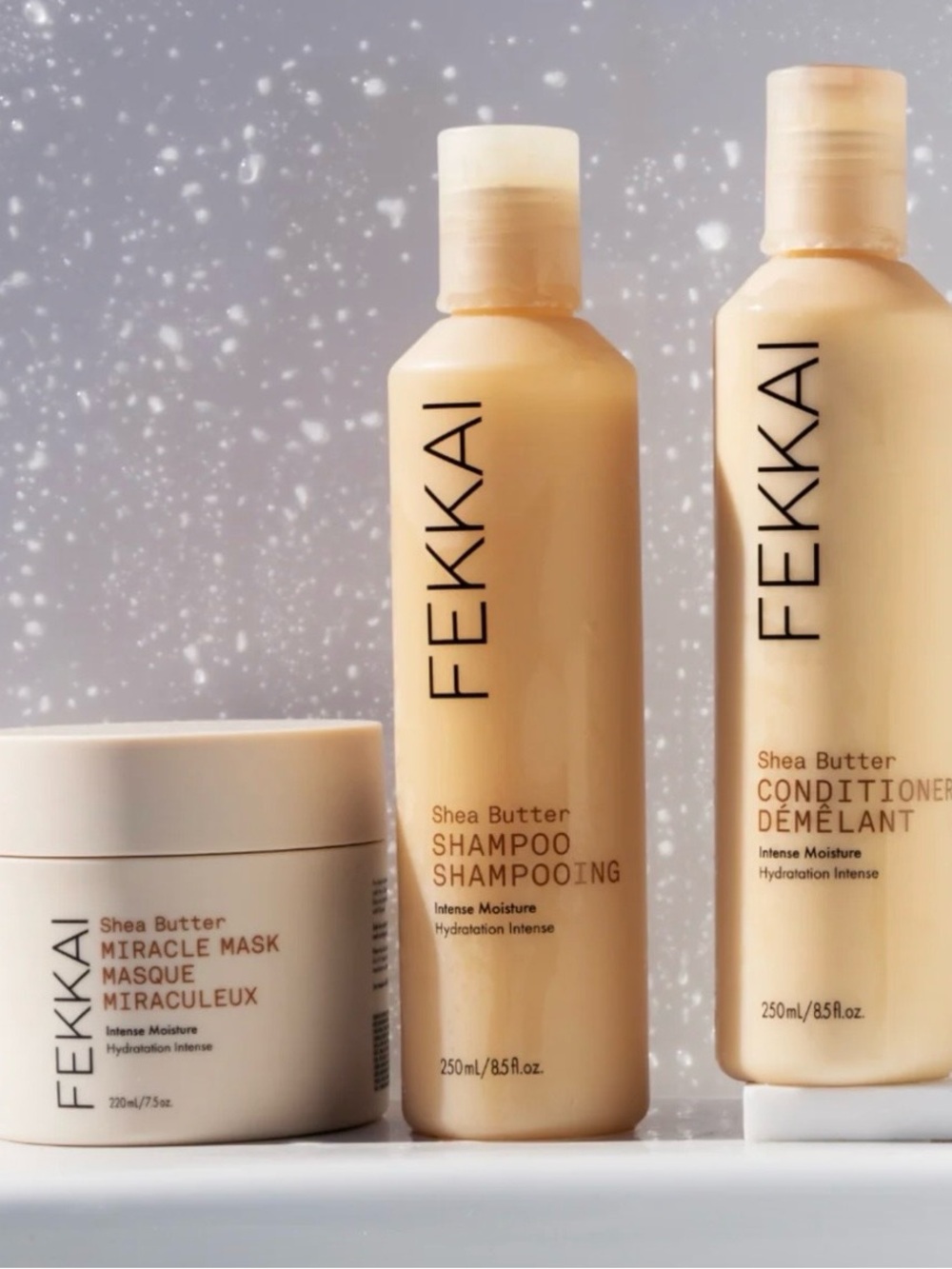 FEKKAI Shea Butter Intense Moisture Haircare 3-Piece Set